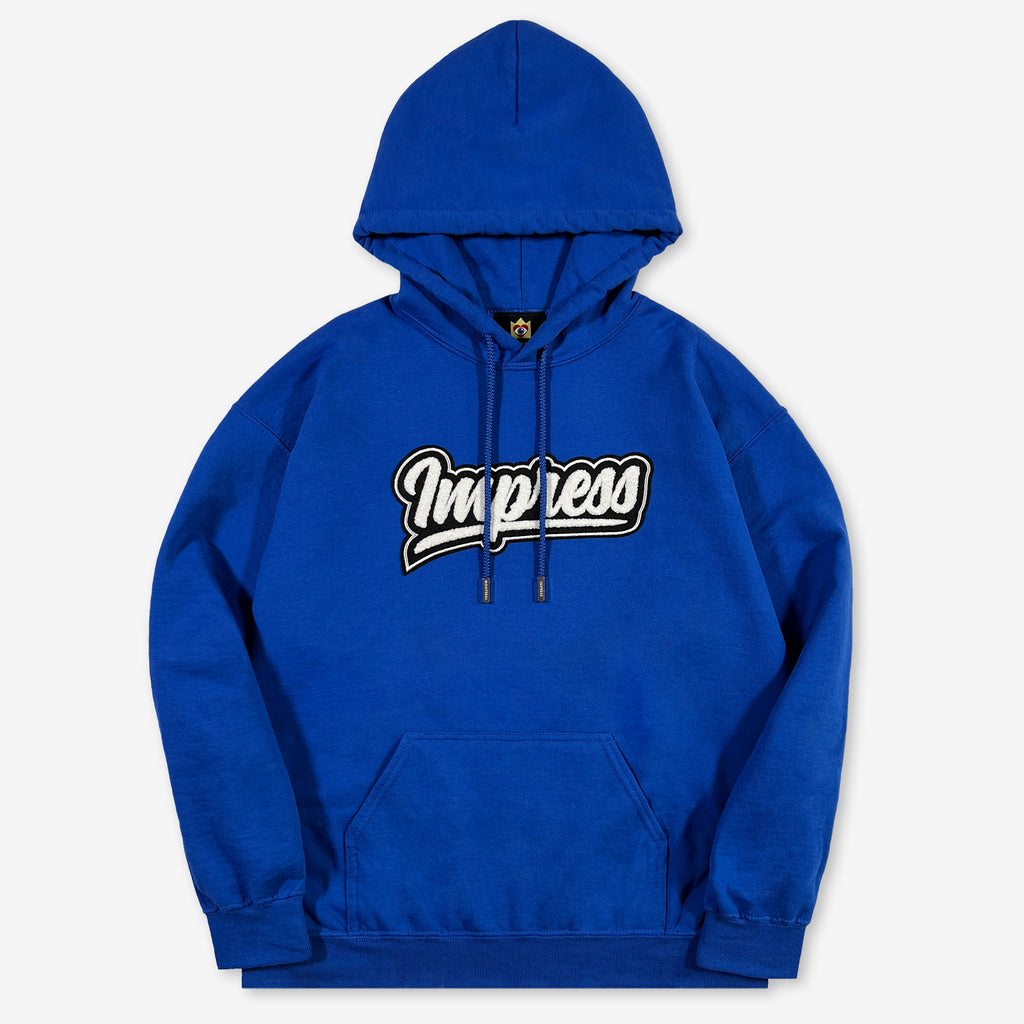 Royal Blue Hoodie with Chenille Logo